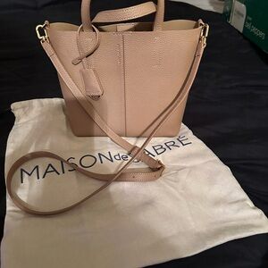 Maison de Sabré Small Soft Tote in Sandstone Manhattan